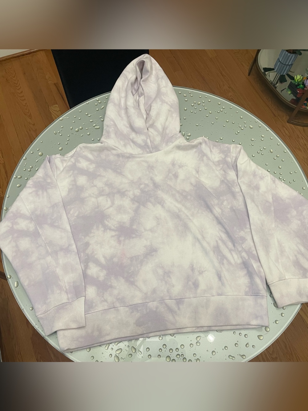 a new day Lavender Tie-Dye Crewneck Hoodie